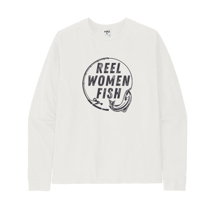 Reel Women Fish Long Sleeve T-Shirt