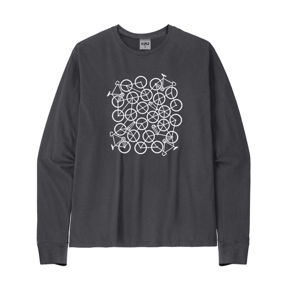 Minimalist Road Bike Graphic Long Sleeve T-Shirt