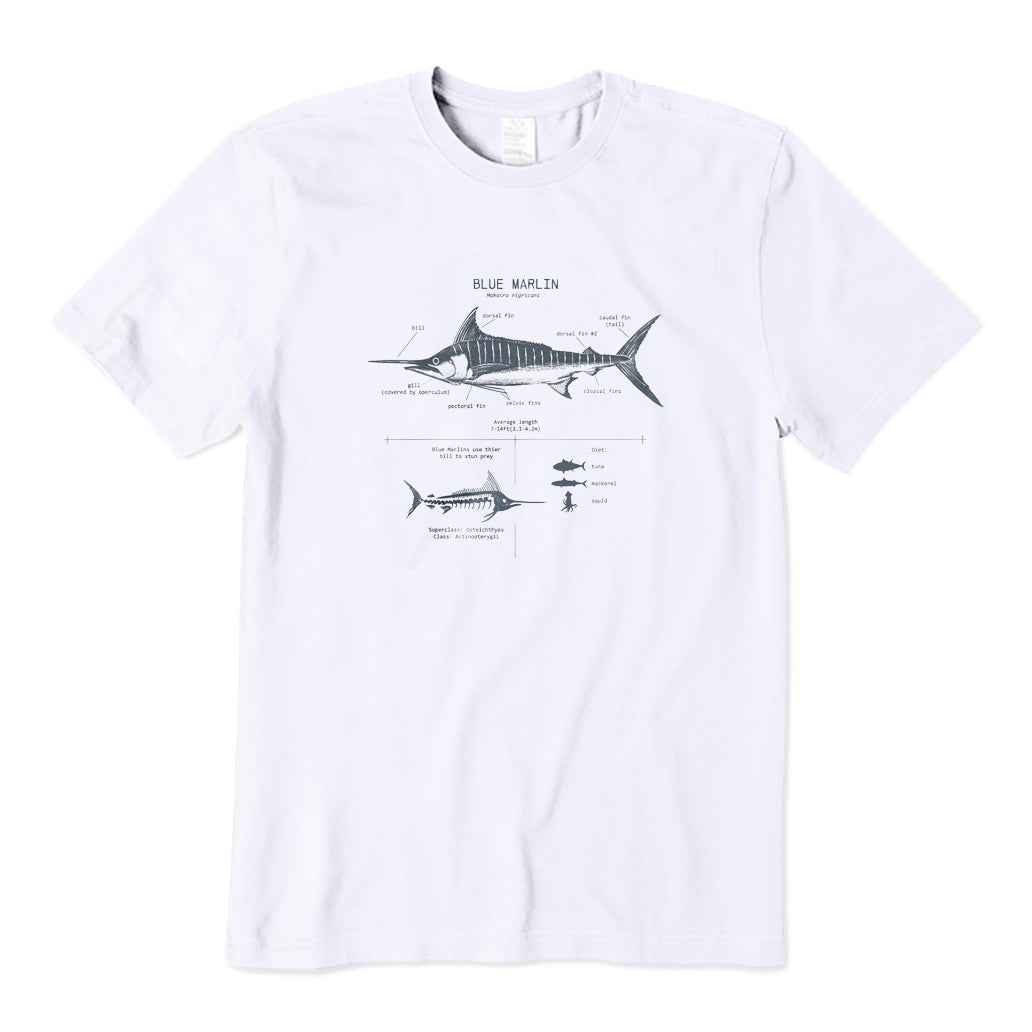 Blue Marlin Anatomy T-Shirt
