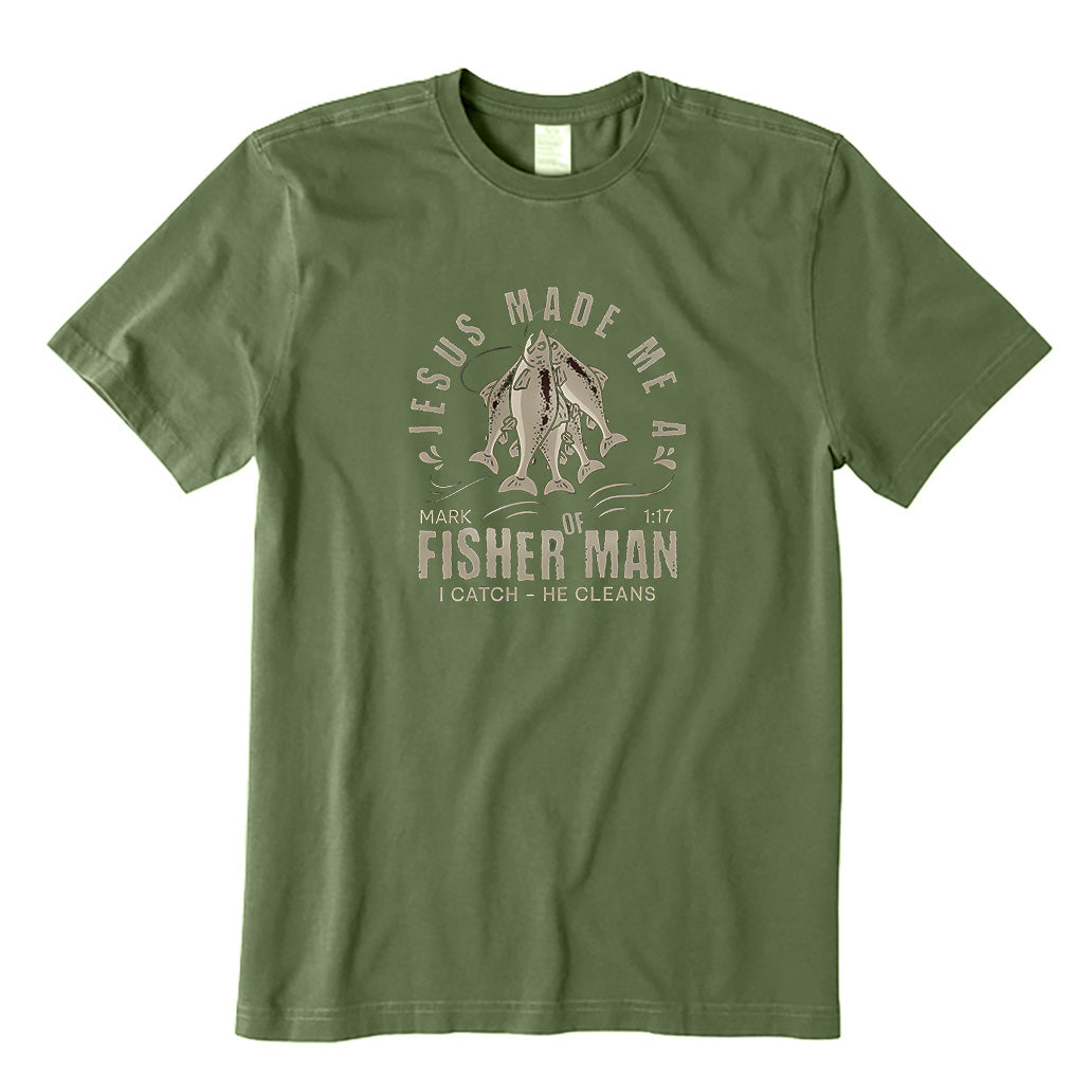 Jesus Made Me A Fisher Man T-Shirt