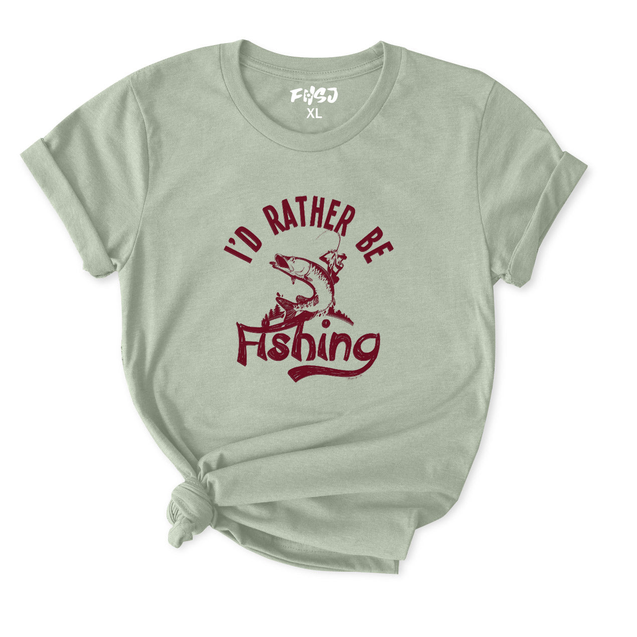 I'd Rather Be FISHING T-Shirt for Women