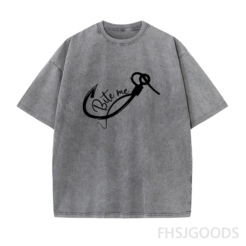 Bite Me Unisex Distressed T-Shirt