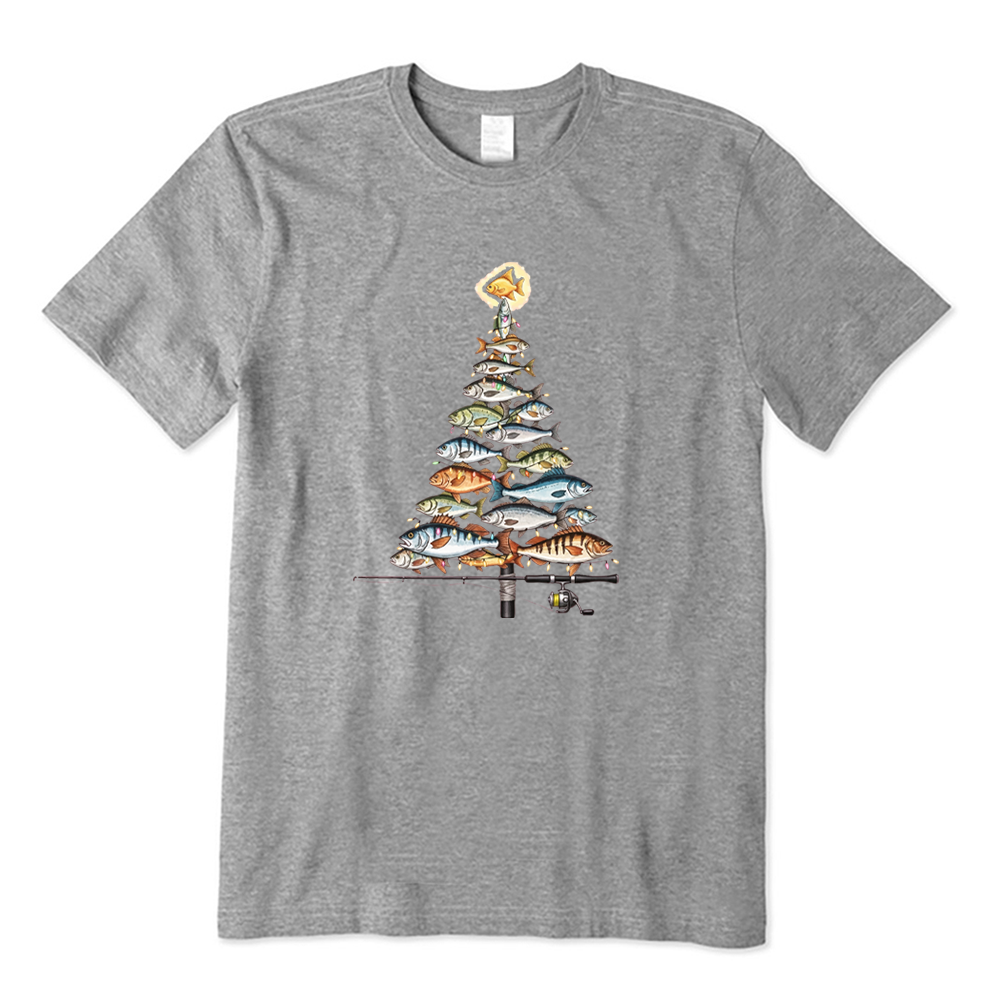 Christmas Fishing T-Shirt
