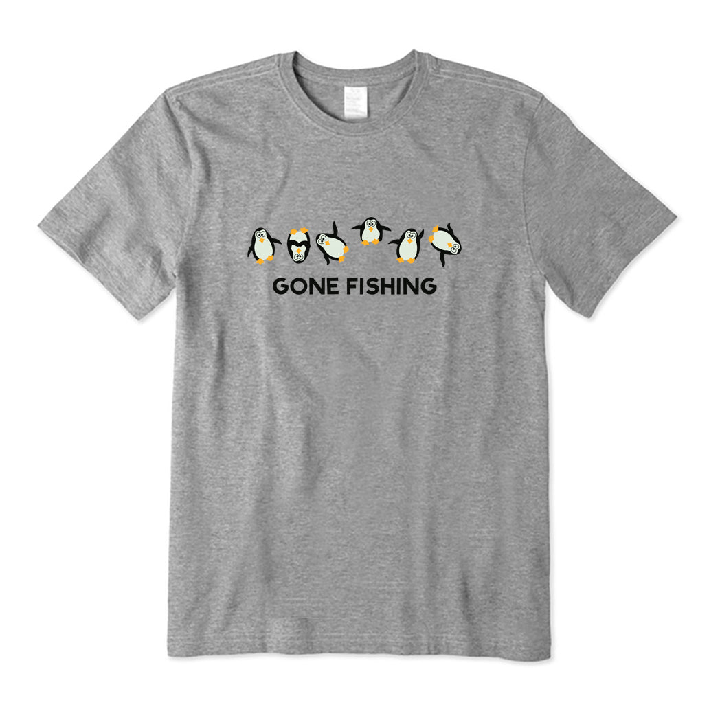 Penguins Gone Fishing T-Shirt