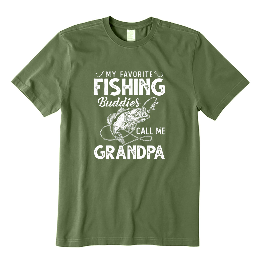 My favorite Fishing Buddies Call Me Grandpa T-Shirt