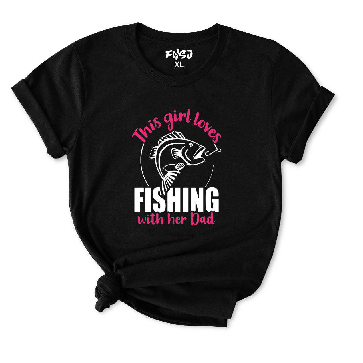 This Girl Love Fishing with Her Dad T-Shirt for Women