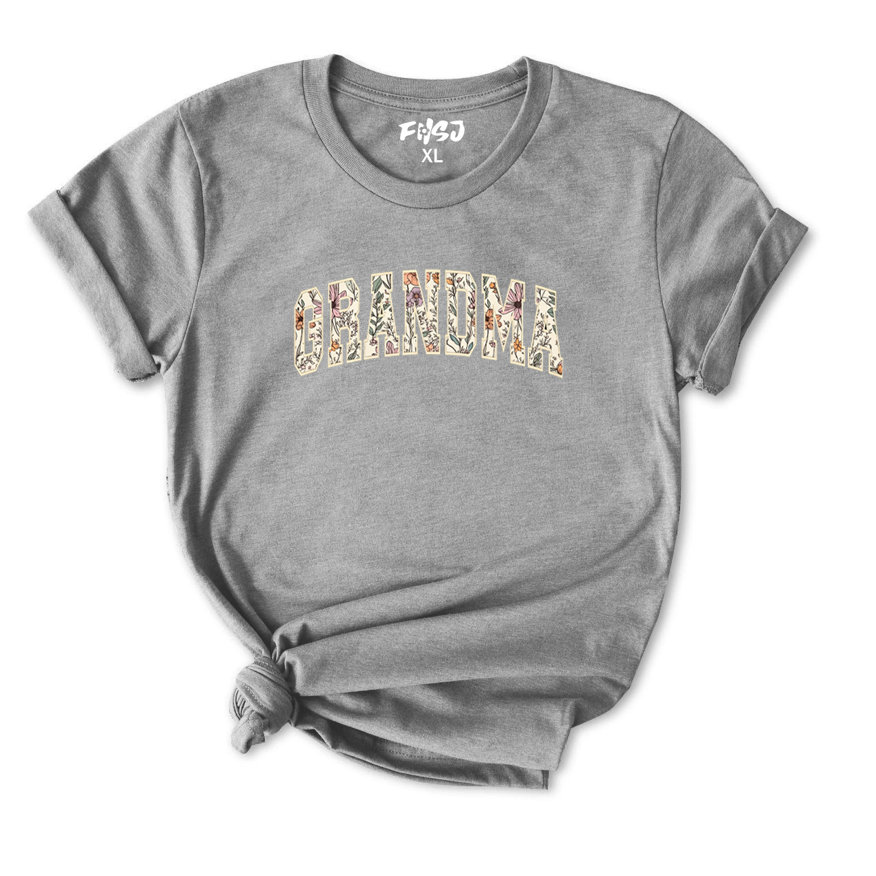 Floral Grandma T-Shirt for Women