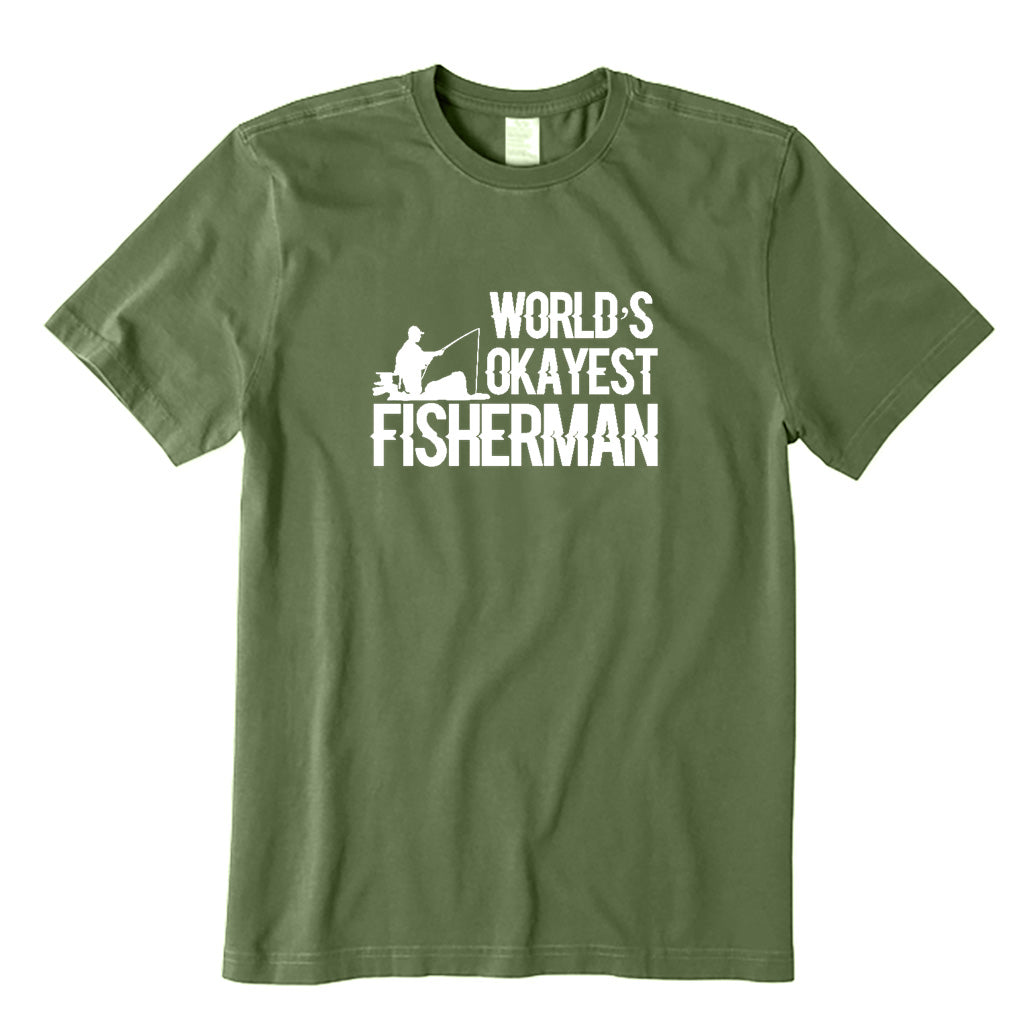 World's Okayest Fisherman T-Shirt