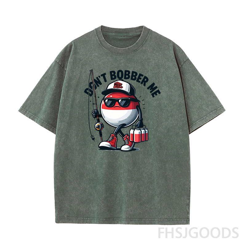 Don't Bobber Me Unisex Distressed T-Shirt