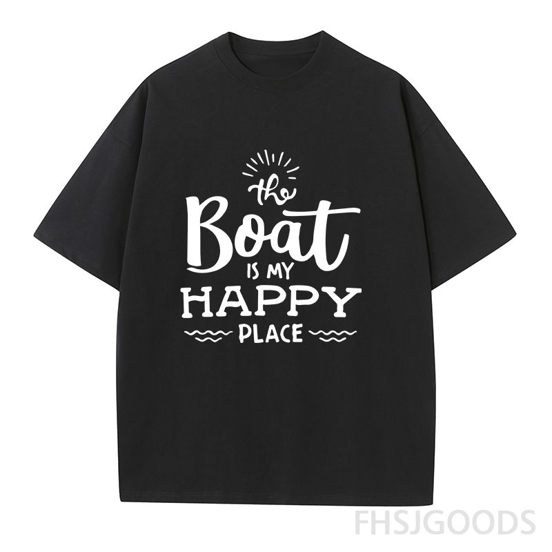The Boat Is My Happy Place Unisex T-Shirt