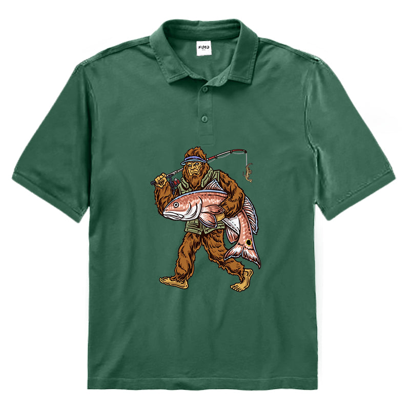 BIGFOOT FISHERMAN Polo Shirt