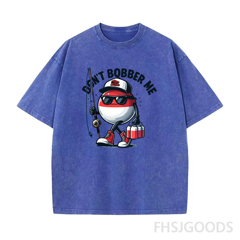 Don't Bobber Me Unisex Distressed T-Shirt