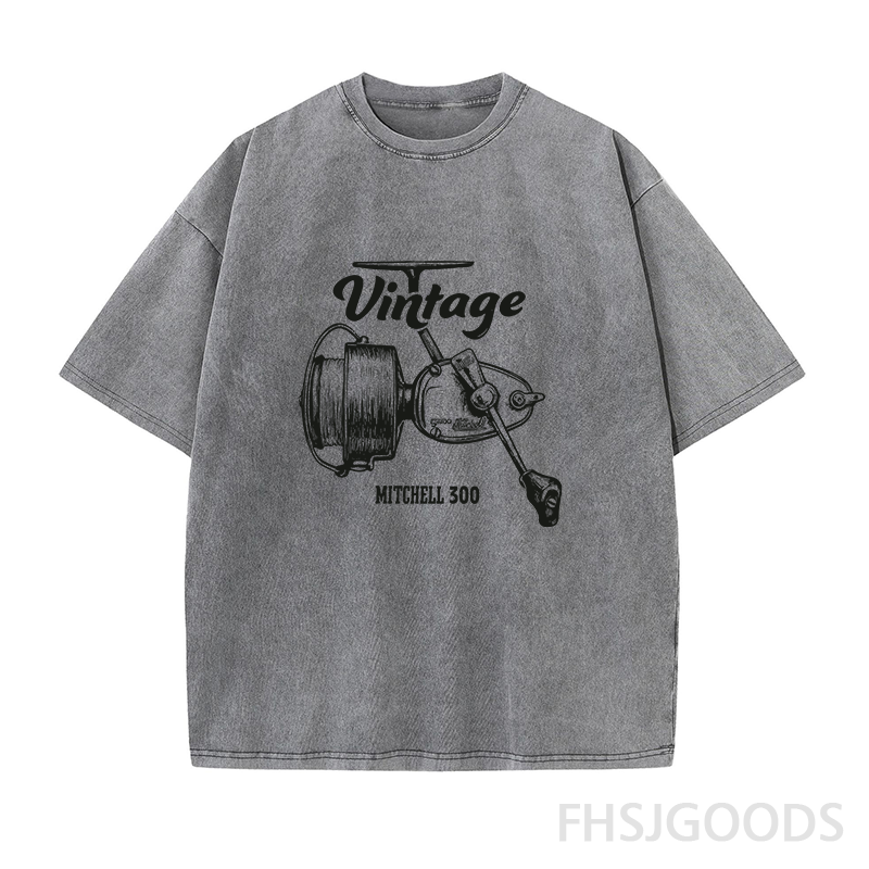 Vintage Mitchell 300 Unisex Distressed T-Shirt