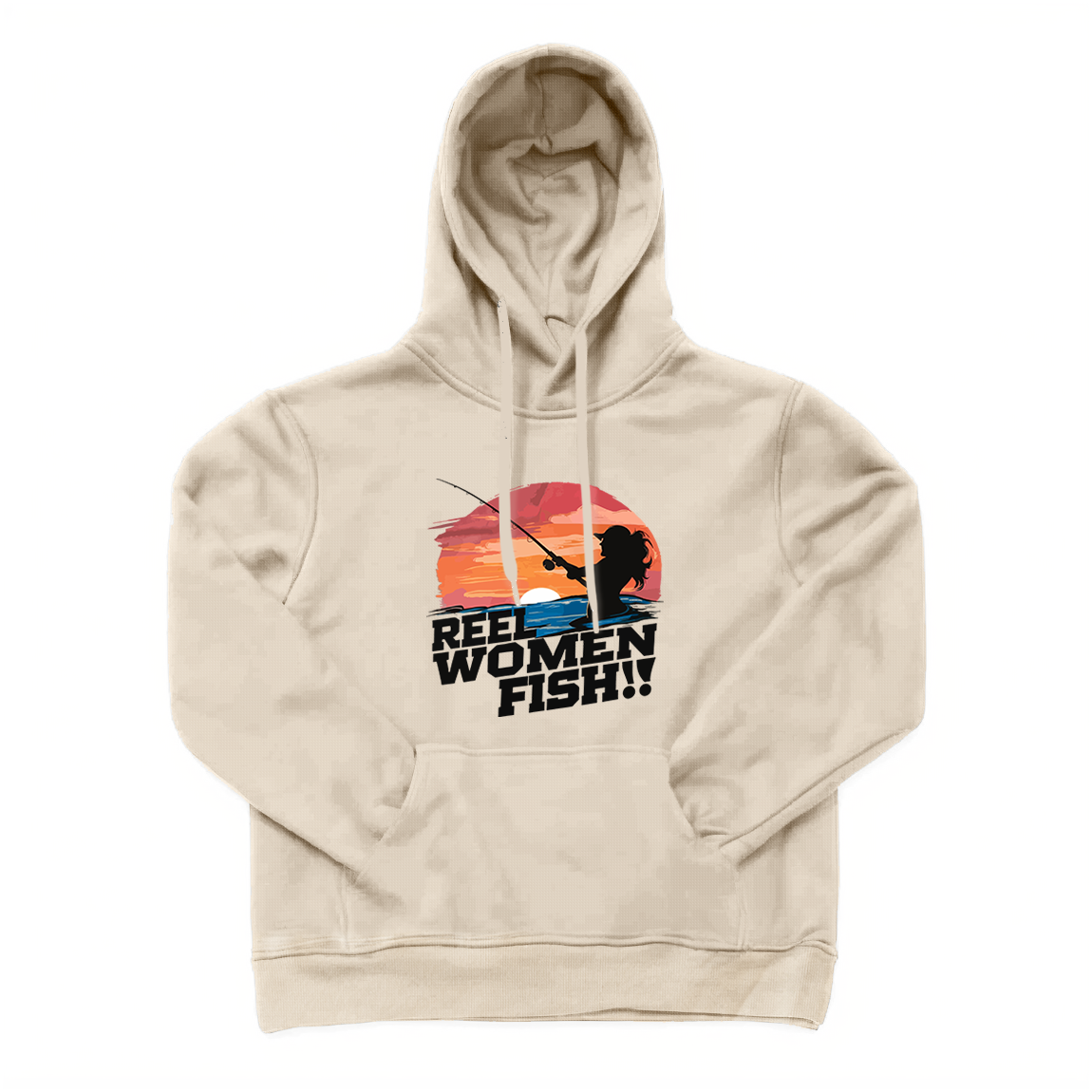Reel Woman Fish Hoodie