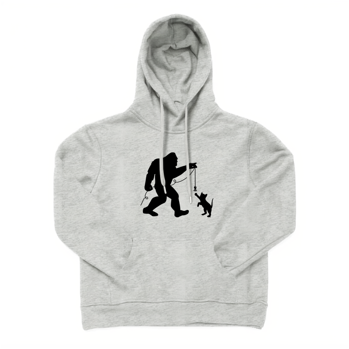 Bigfoot and Kitten Hoodie