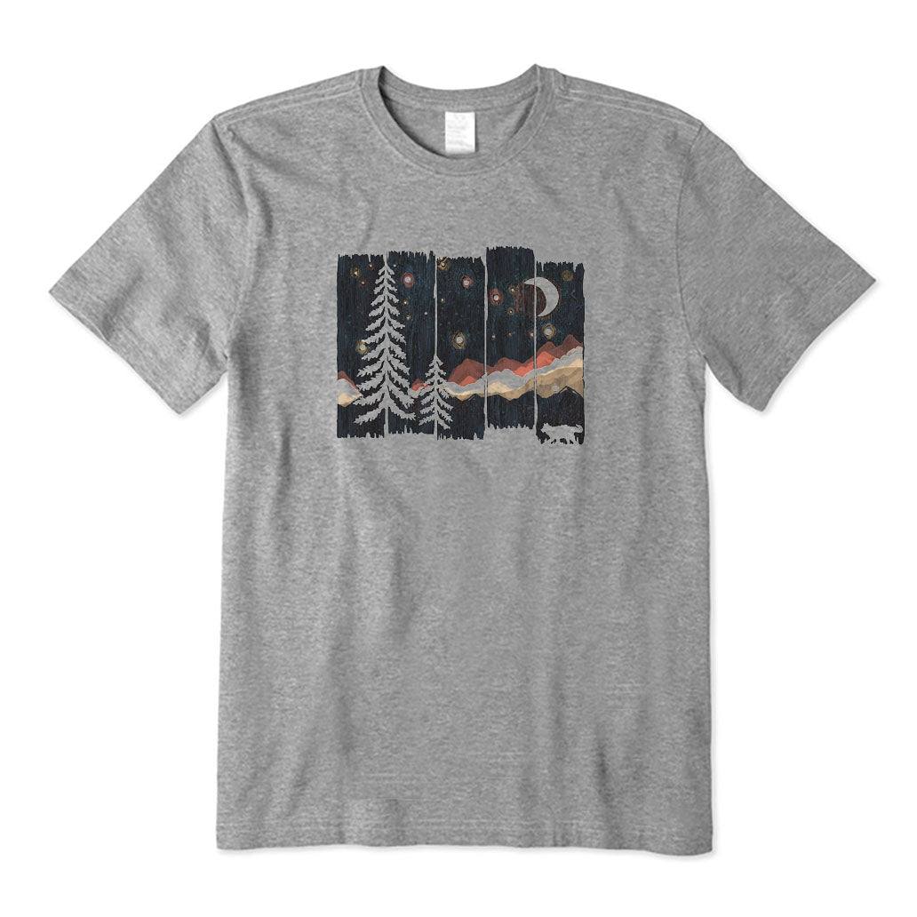 Starry Night in The Mountains T-Shirt