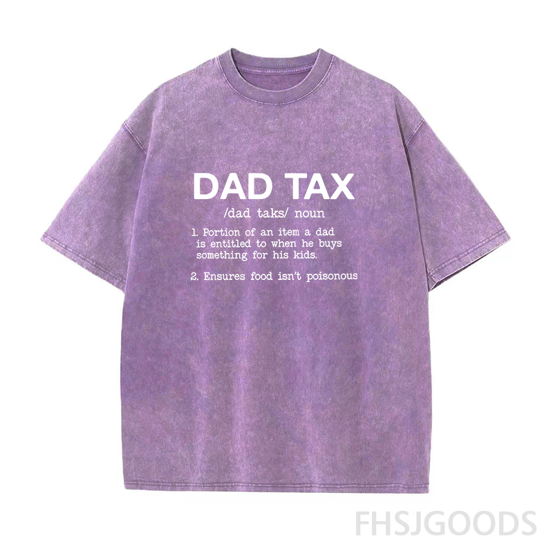 Dad Tax Unisex Distressed T-Shirt