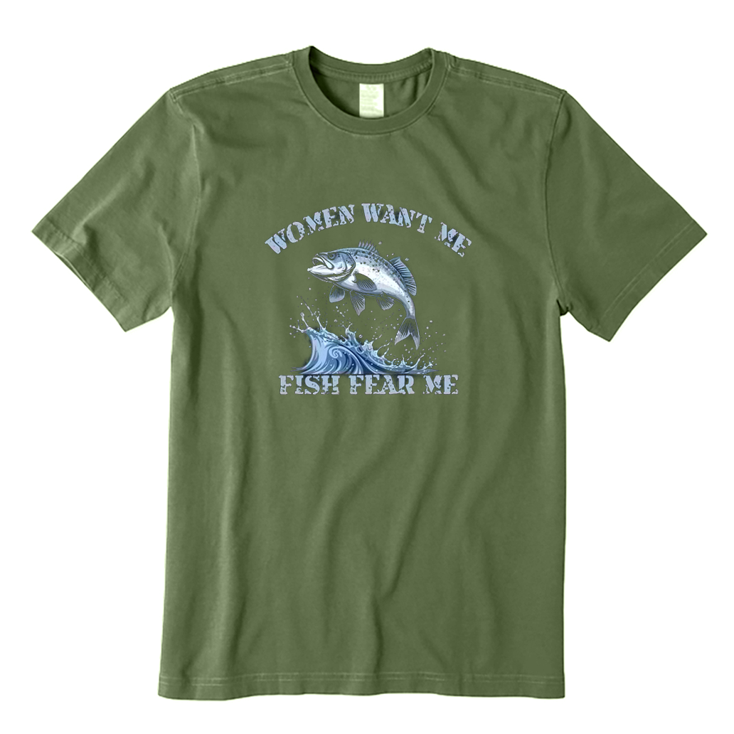 Women Want Me Fish Fear Me T-Shirt