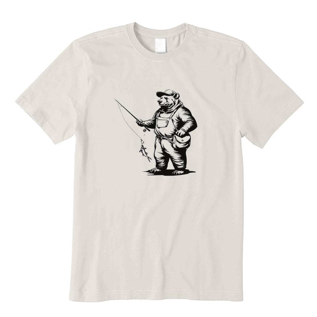 Silly Bear Caught A Fish T-Shirt