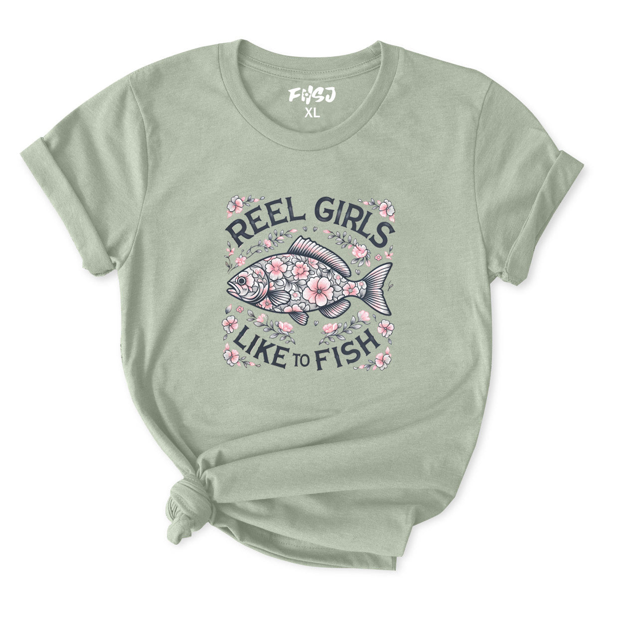 Reel Girls Like To Fish T-Shirt for Women