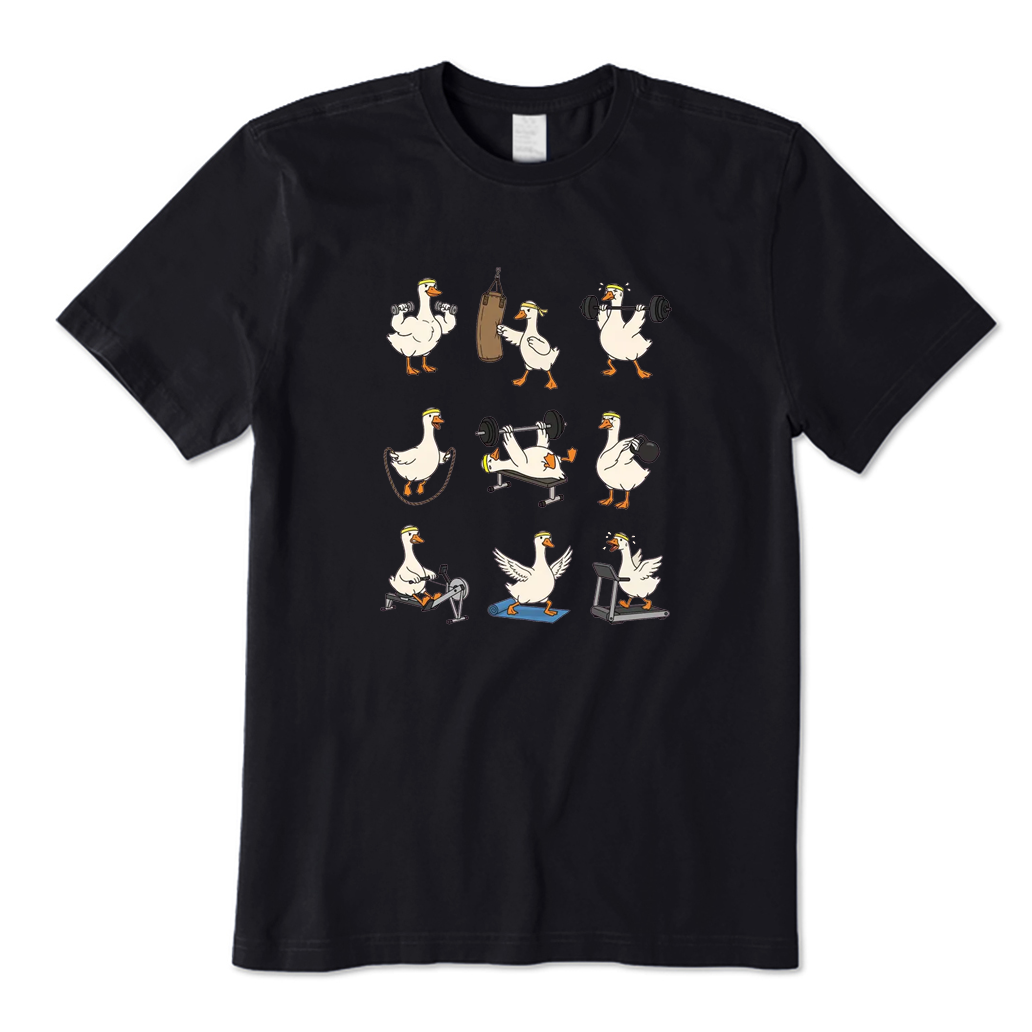 Funny Goose Workout T-shirt