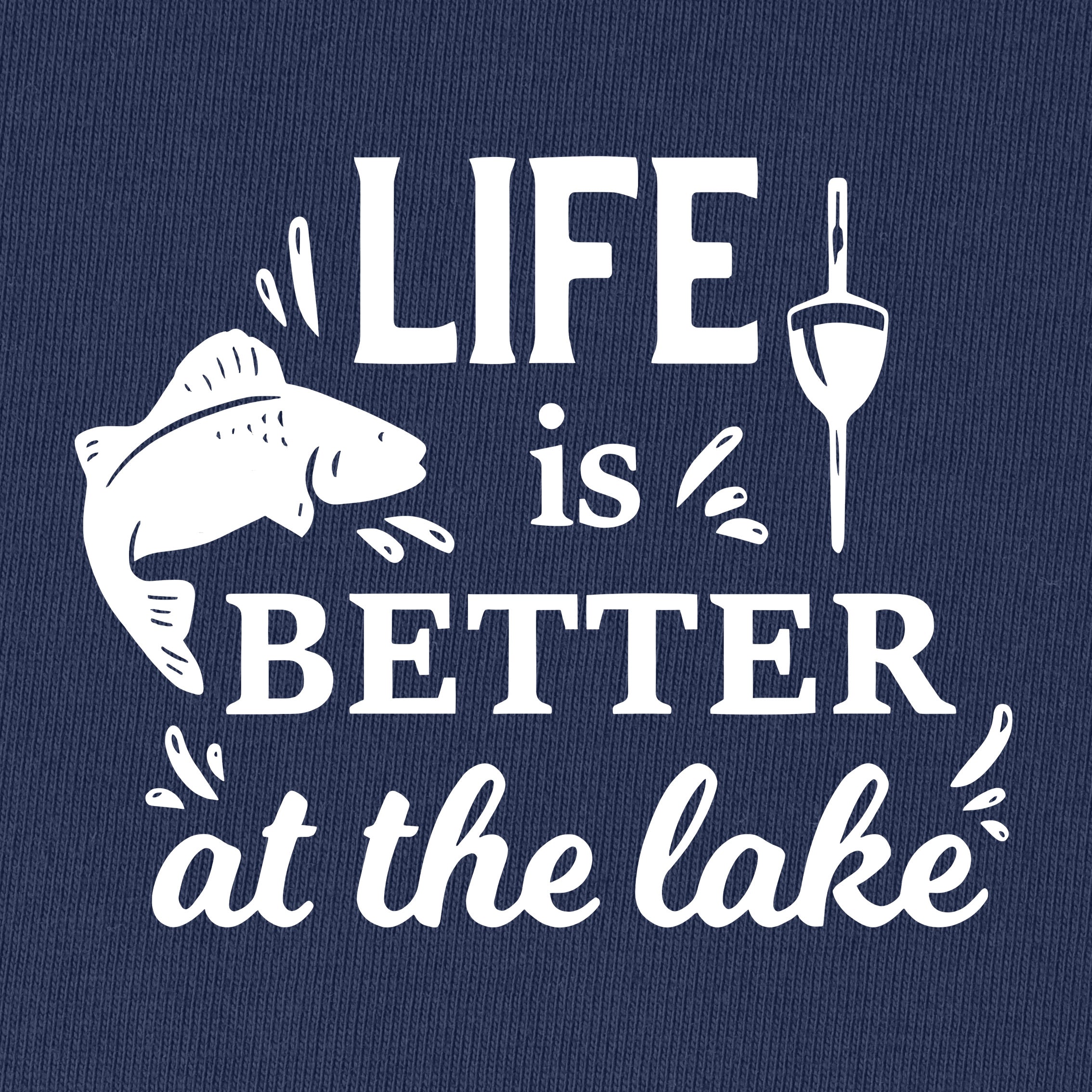 Life is Better at The Lake Fishing T-Shirt for Women