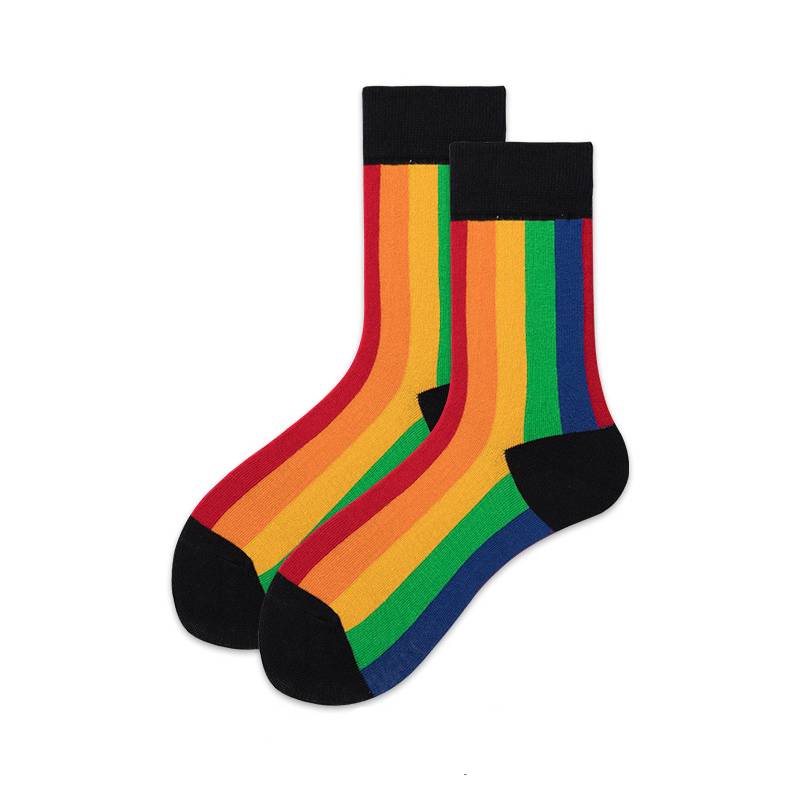 Rainbow Strips Socks 3 Pack