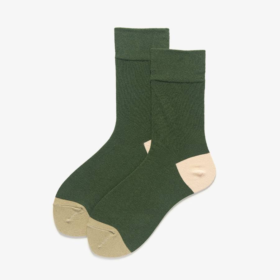 Casual Green Socks 5 Pack
