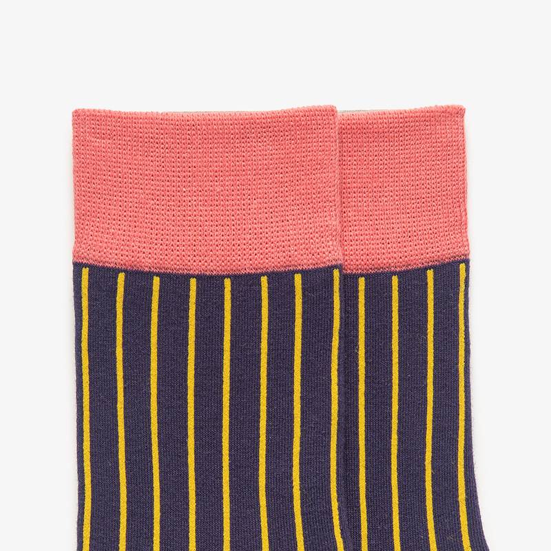 Color Block Stripe Socks 5 Pack-detail 3