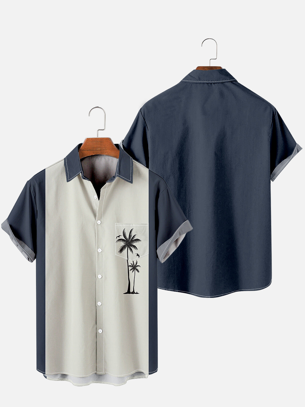 Coconut Tree Patterns Shirt for Men
