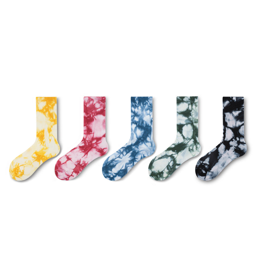 Tie Dye Colorful Socks 5 Pack