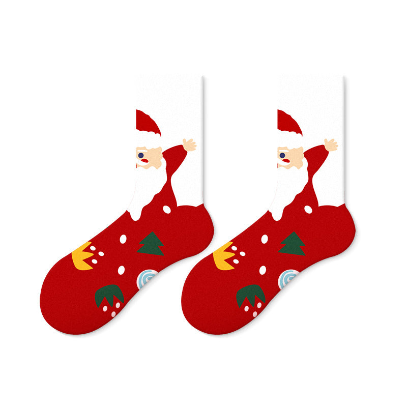 Classic Xmas Gift Socks 5 Pack-Santa Claus