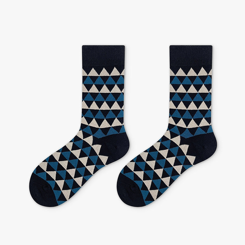 Vintage Geometry Socks 3 Pack