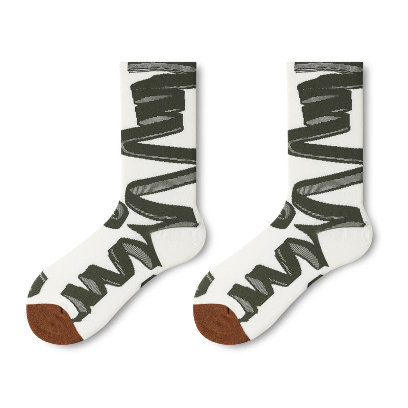Irregular Lines Socks 3 Pack-1