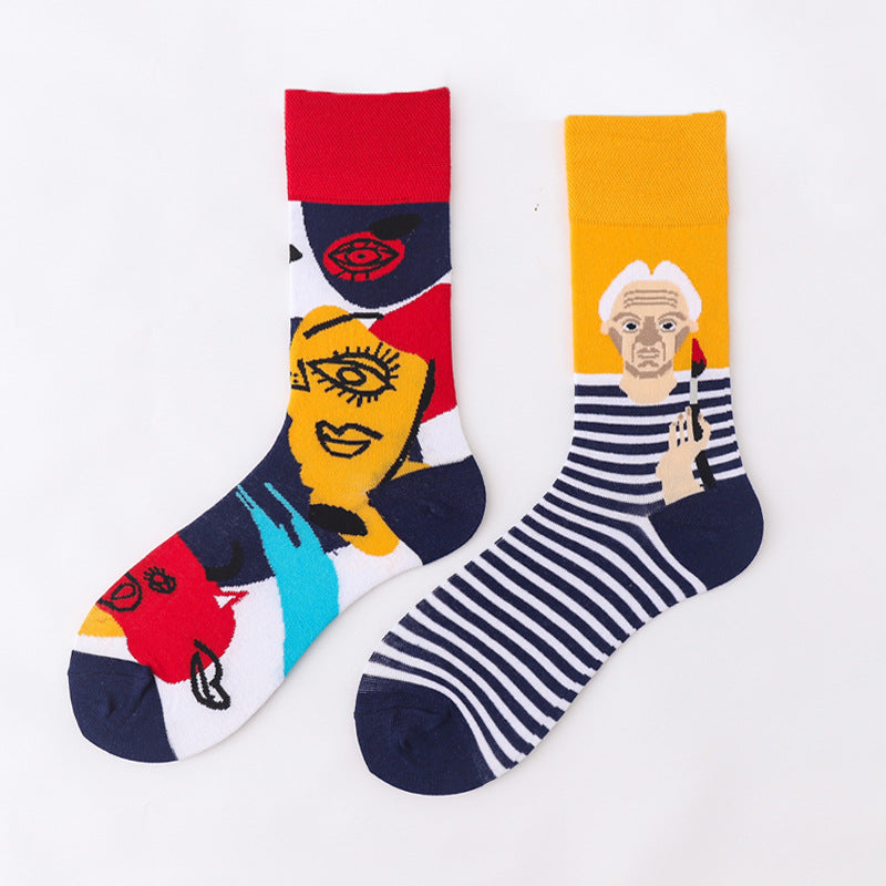 Fashion Asymmetrical Socks 3 Pack