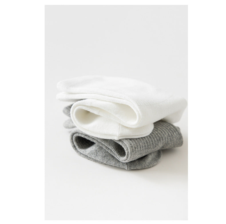 Casual Daily Socks 3 Pack-white&grey