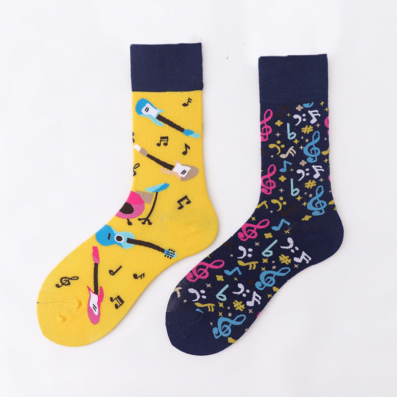 Music Asymmetrical Socks 3 Pack