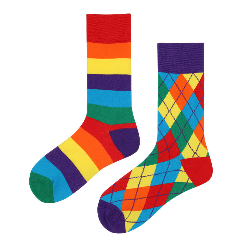 Rainbow Colors Socks 3 Pack